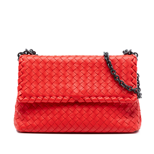 Small Nappa Intrecciato Olimpia Shoulder Bag - Image 1