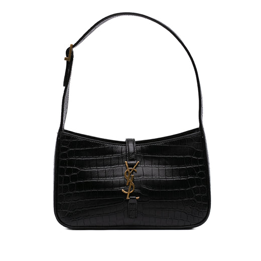 Croc Embossed Leather Le 5 A 7 - Image 1