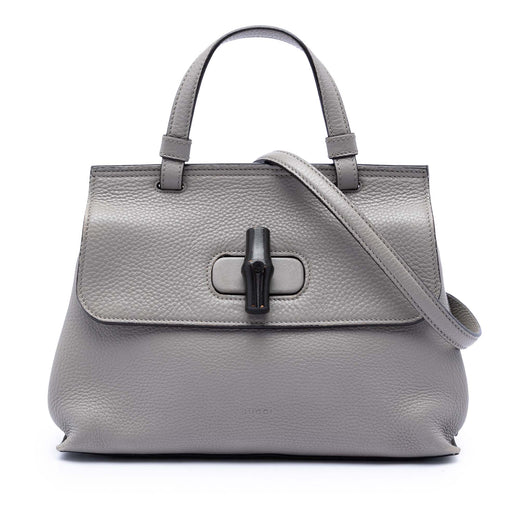 Small Calfskin Bamboo Daily Satchel - Image 1