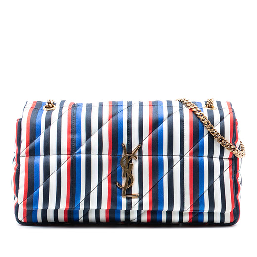 Medium Quilted Silk Carre Patchwork Jamie Shoulder Bag - Image 1