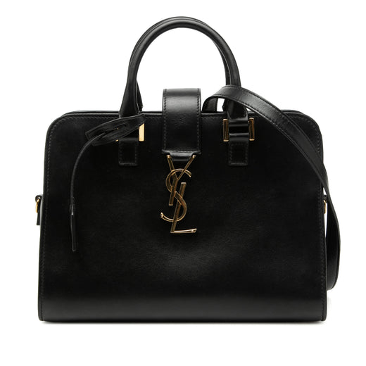 Baby Leather Monogram Cabas Satchel - Image 1