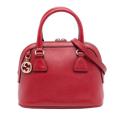 Mini Calfskin GG Charm Dome Satchel - Image 1