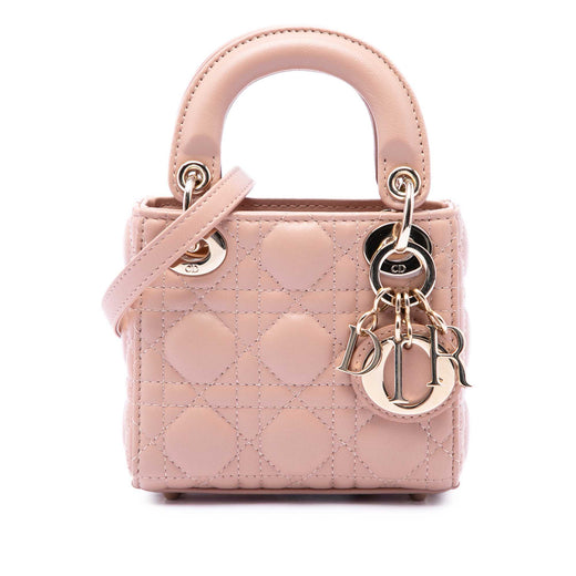 Micro Lambskin Cannage Lady Dior - Image 1