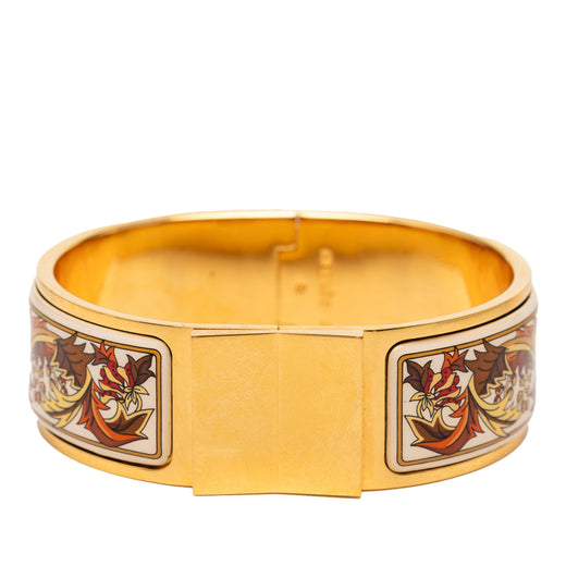 Enamel Fall Foliage Loquet Hinge Bracelet PM - Image 1