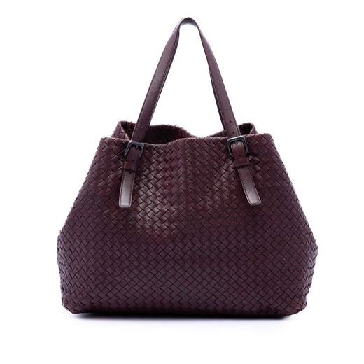 Large Nappa Intrecciato Cesta Tote - Image 1