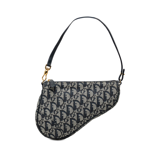 Mini Diorissimo Canvas Saddle Pochette - Image 1