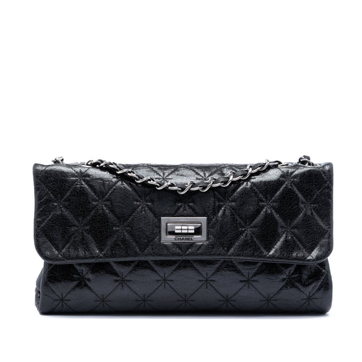 Glazed Crackled Calfskin Mademoiselle Flap - Image 1