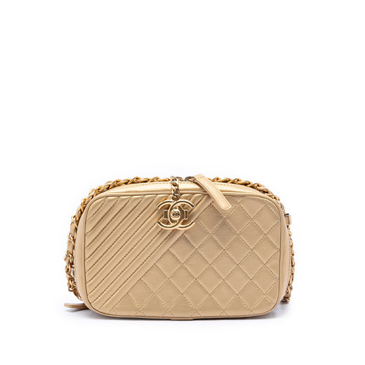Small Quilted Lambskin Coco Boy Camera Bag - Image 1