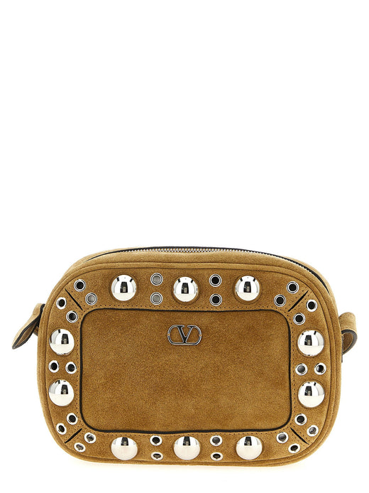 Valentino Garavani Crossbody Bag — Camel