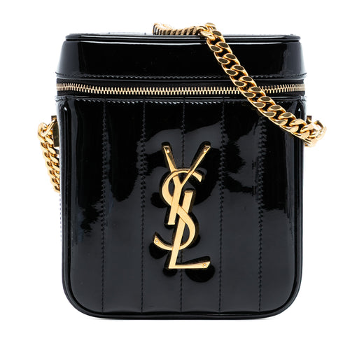 Matelasse Patent Monogram Vicky Vanity Bag - Image 1