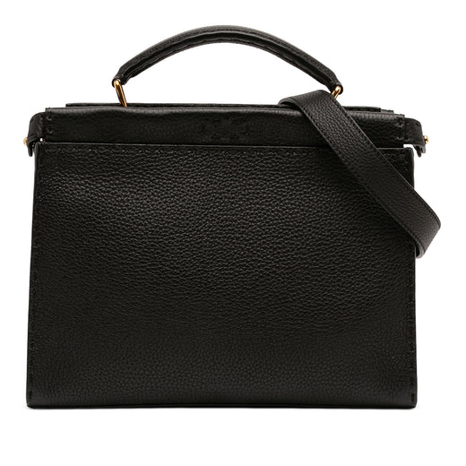 Mini Calfskin Romano Selleria Peekaboo Iconic Fit Satchel - Image 1