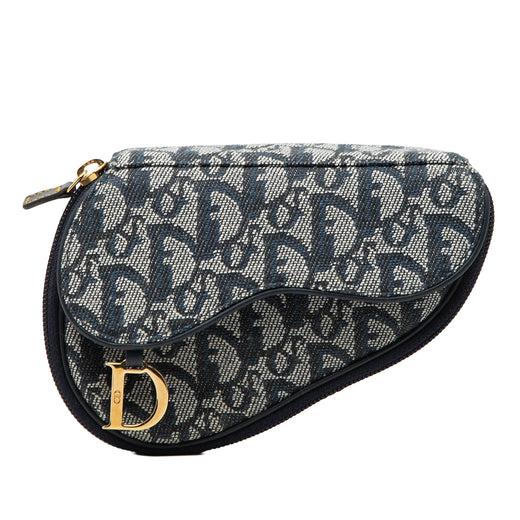 Diorissimo Canvas Saddle Pouch - Image 1