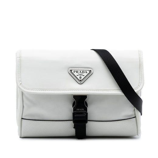 Saffiano Trimmed Re Nylon Smartphone Case - Image 1