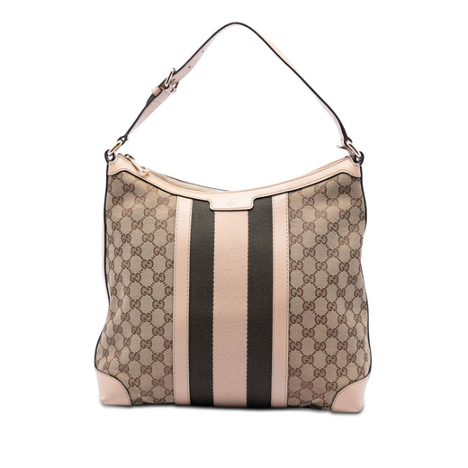 Medium GG Canvas Web Shoulder Bag - Image 1
