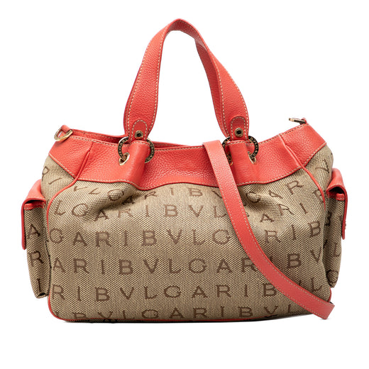 Logomania Canvas Satchel - Image 1