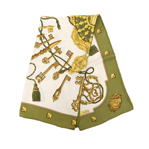 Les Cles Silk Scarf 90 - Image 1