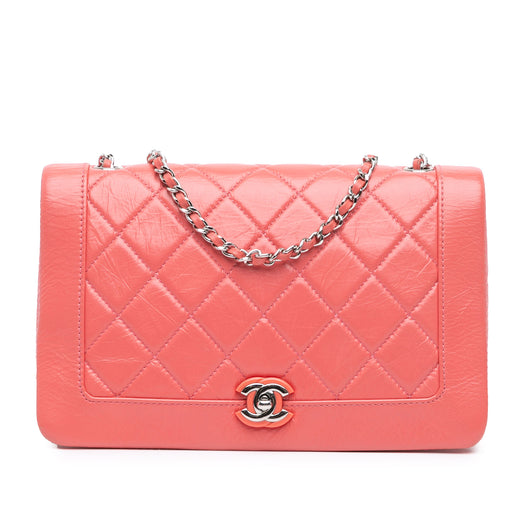 Crumpled Calfskin Bi Quilted Vintage Full Flap - Image 1