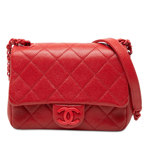 Mini Square Caviar Incognito Flap - Image 1