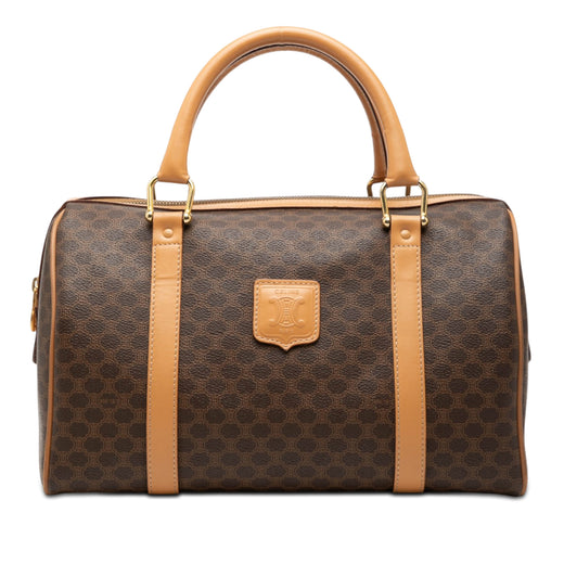 Macadam Coated Canvas Boston Bag - Image 1
