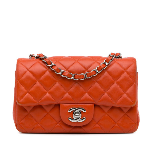 Mini Rectangular Classic Lambskin Single Flap - Image 1