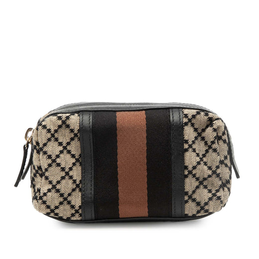 Diamante Canvas Web Pouch - Image 1