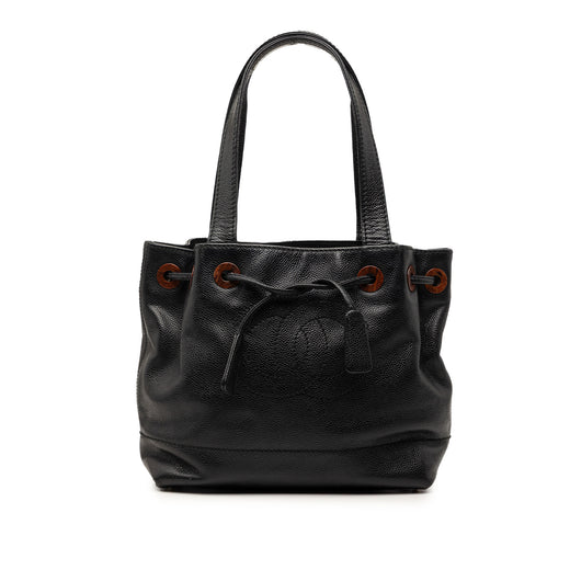 CC Caviar Drawstring Tote - Image 1
