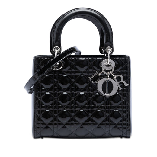 Medium Patent Cannage Lady Dior - Image 1