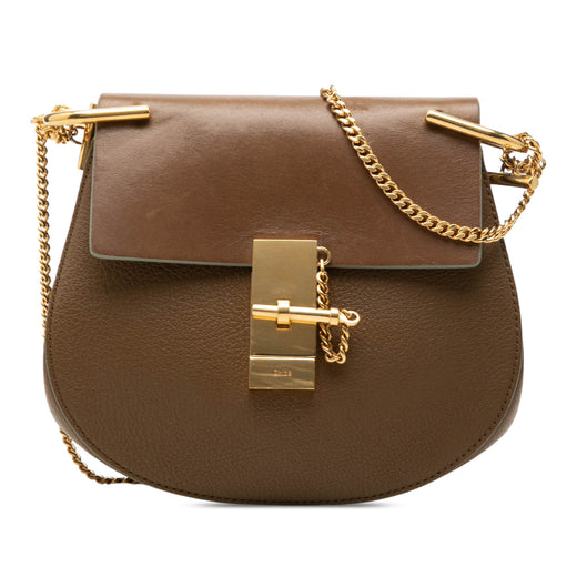 Mini Smooth and Grained Calfskin Drew Crossbody - Image 1