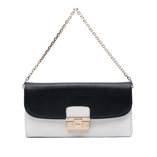 Bicolor Calfskin Diorling Wallet on Chain - Image 1