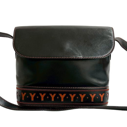 Leather Cutout Crossbody - Image 1