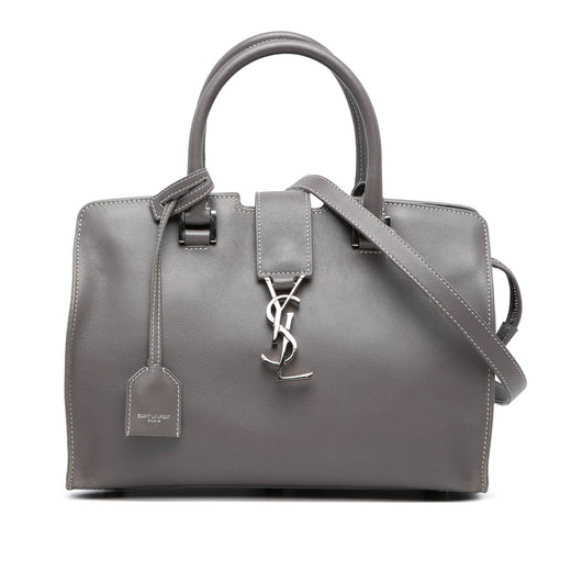Baby Leather Monogram Downtown Cabas Satchel - Image 1