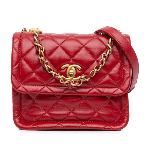 Mini Quilted Lambskin Soft Square Flap - Image 1