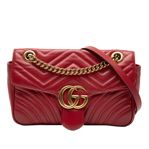 Medium GG Marmont Matelasse Calfskin Shoulder Bag - Image 1
