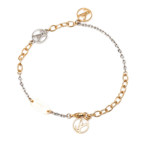 Gold Plated and Silver Plated Logomania Bracelet - Image 1