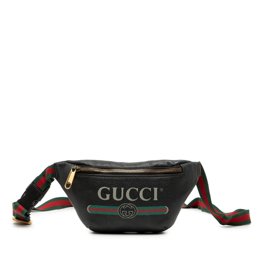 Small Grained Calfskin Logo Belt Bag - Image 1