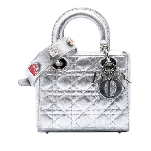 Small Metallic Grained Calfskin Cannage My ABCDior Lady Dior - Image 1