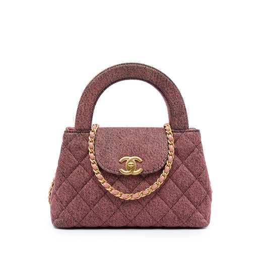 Nano Washed Denim Kelly Shopper Bag - Image 1