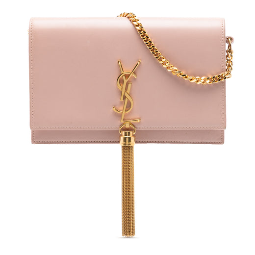 Smooth Calfskin Monogram Kate Tassel Wallet on Chain - Image 1
