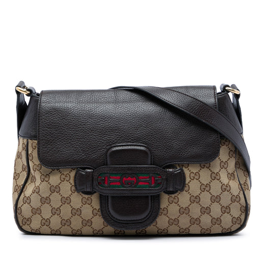 GG Canvas Web Dressage Crossbody - Image 1