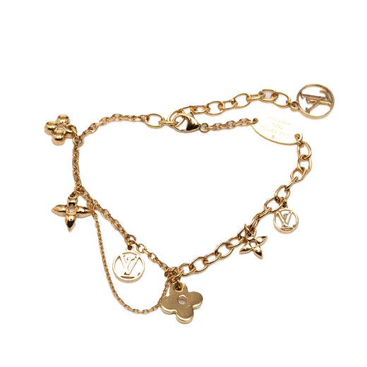 Gold Plated Monogram Blooming Supple Bracelet - Image 1