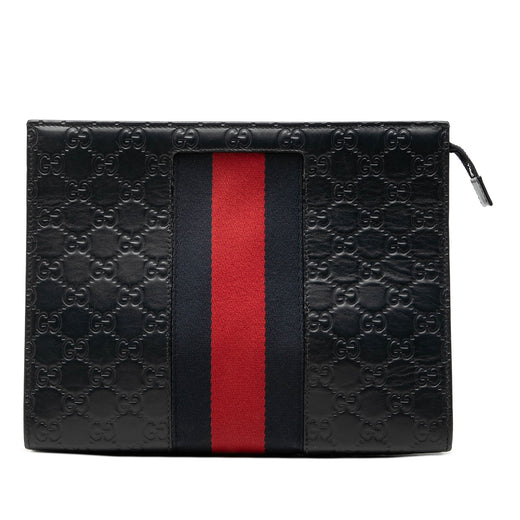 Guccissima Web Clutch - Image 1