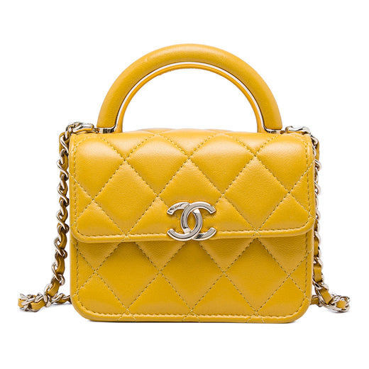Mini Lambskin Paris Le19M Charming Top Handle Flap - Image 1