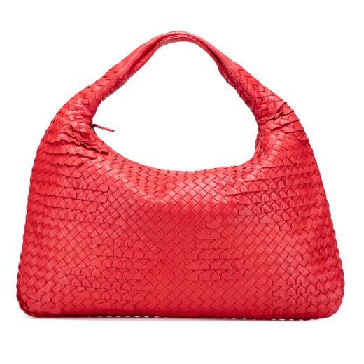 Medium Nappa Intrecciato Ruffle Veneta Hobo - Image 1