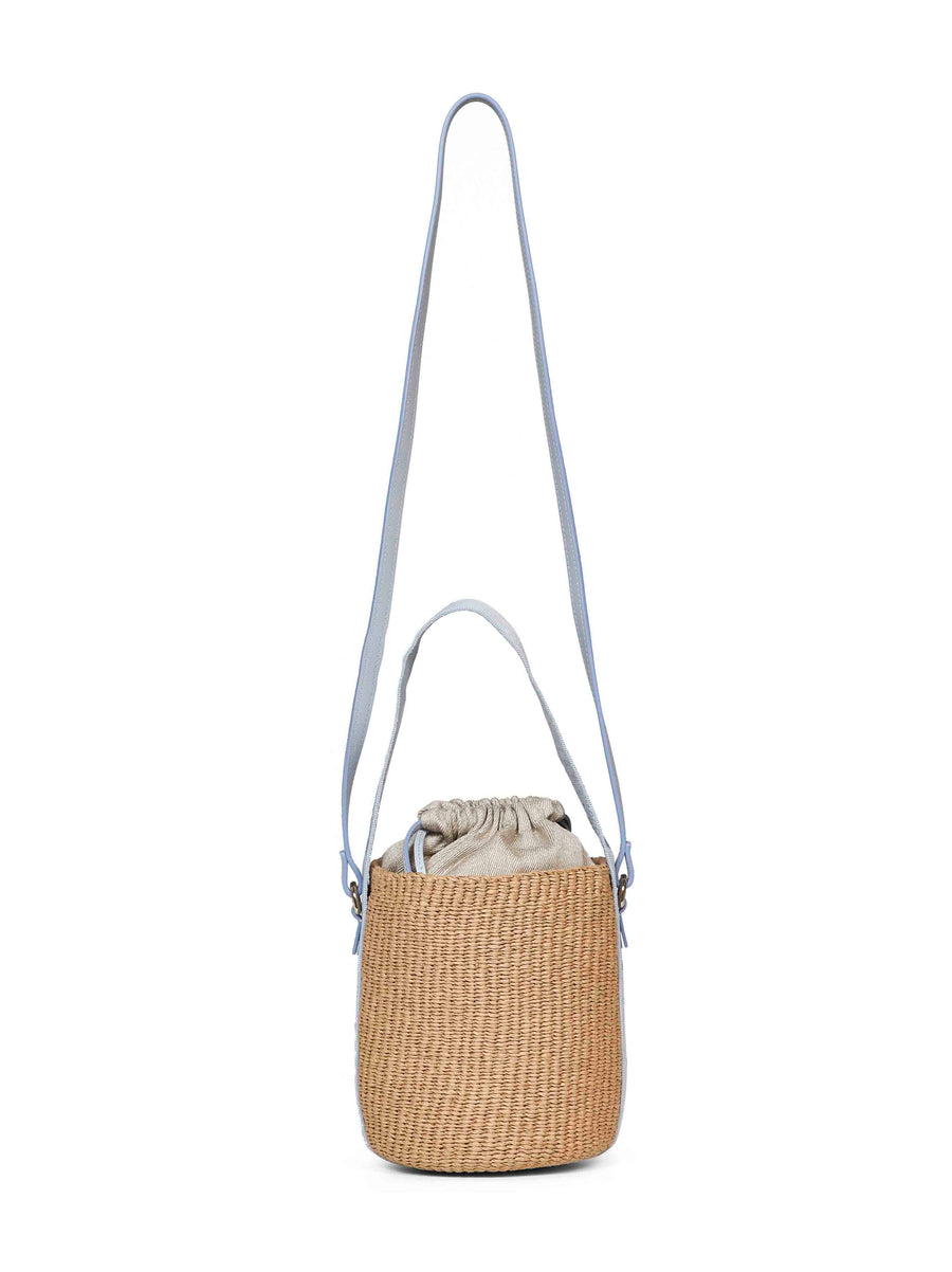 Chloé Woody Bucket Bag — Gray Paper