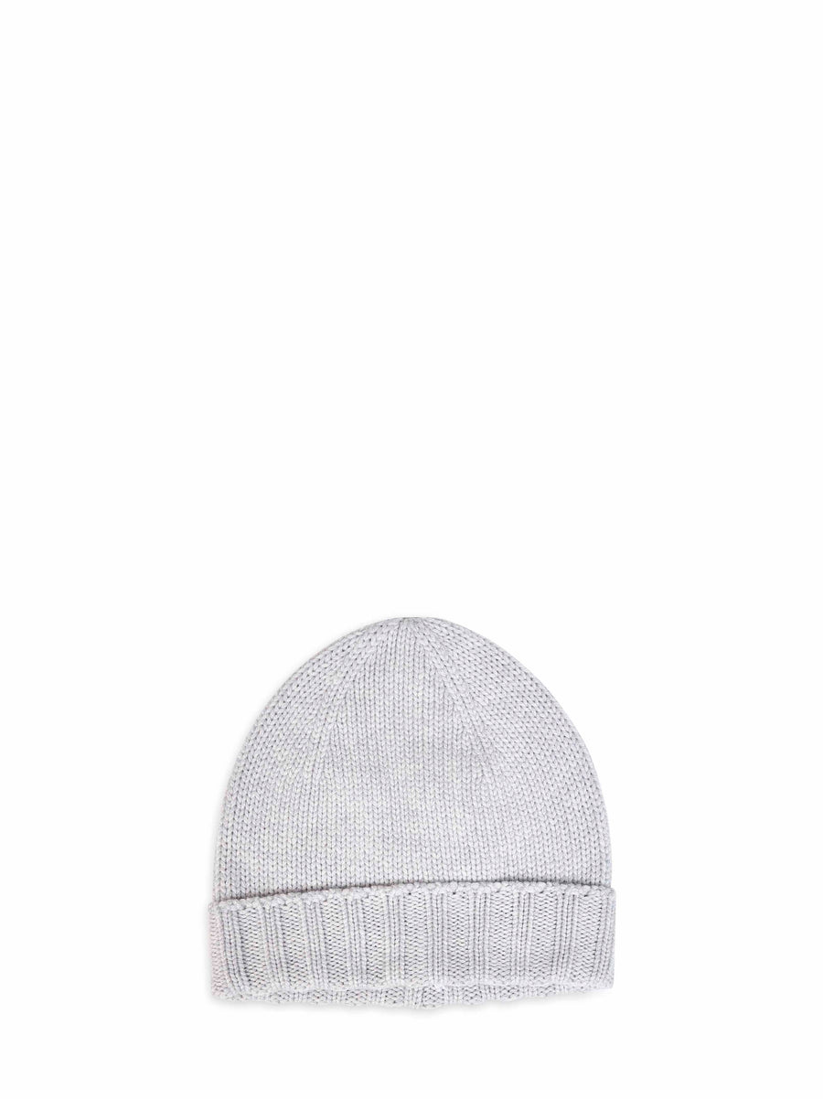 D 4.0 1018615529044 Virgin Wool Beanie — Gray Beanies