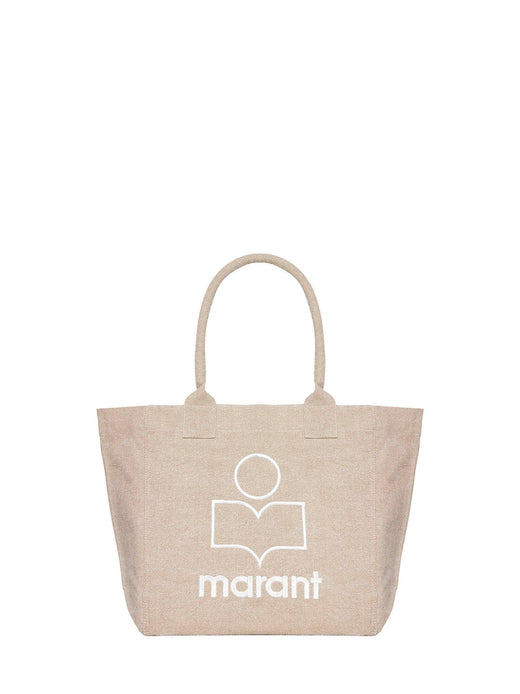 Isabel Marant Yenky Tote Bag — Beige Cotton