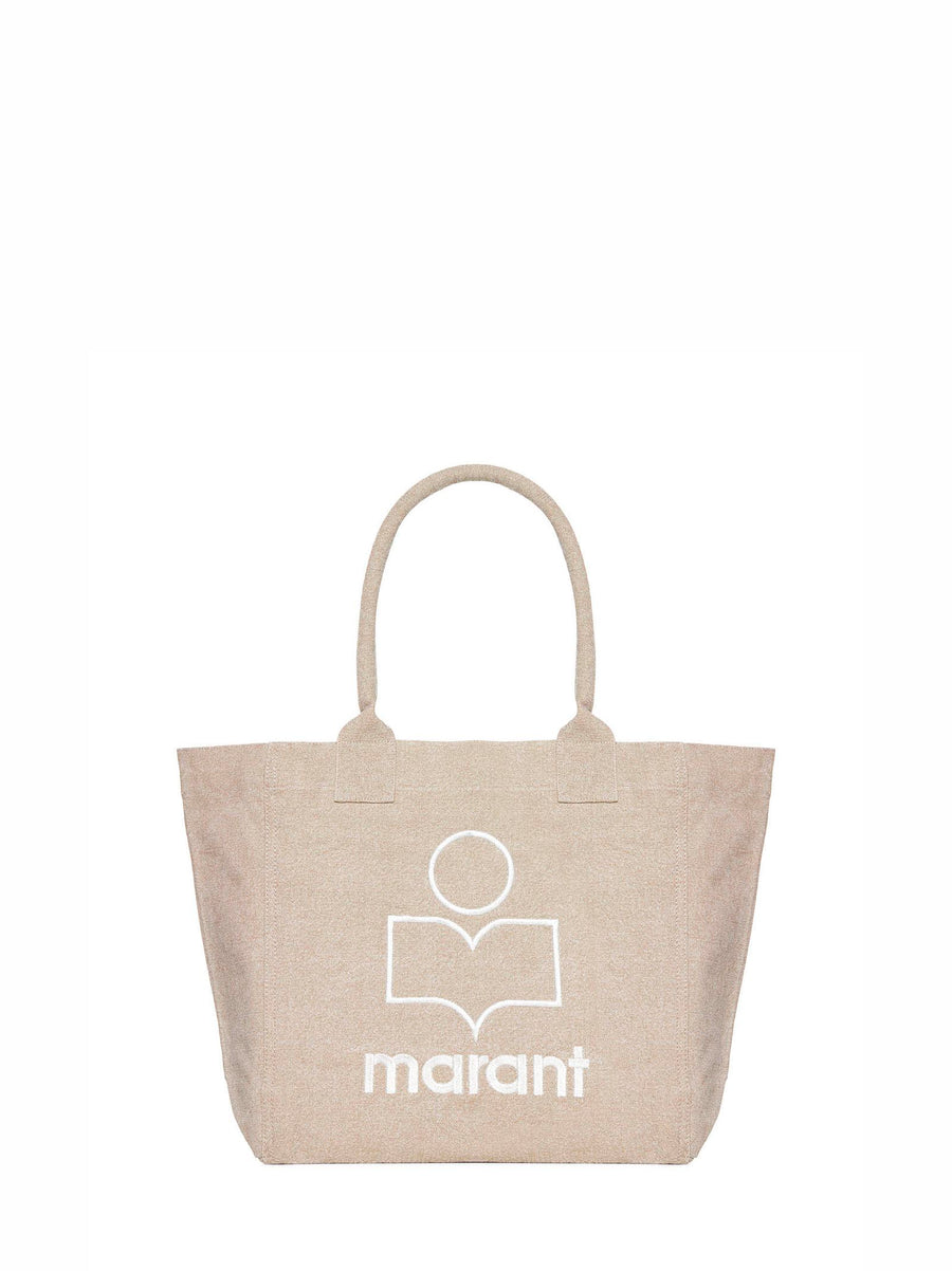 Isabel Marant Yenky Tote Bag — Beige Cotton