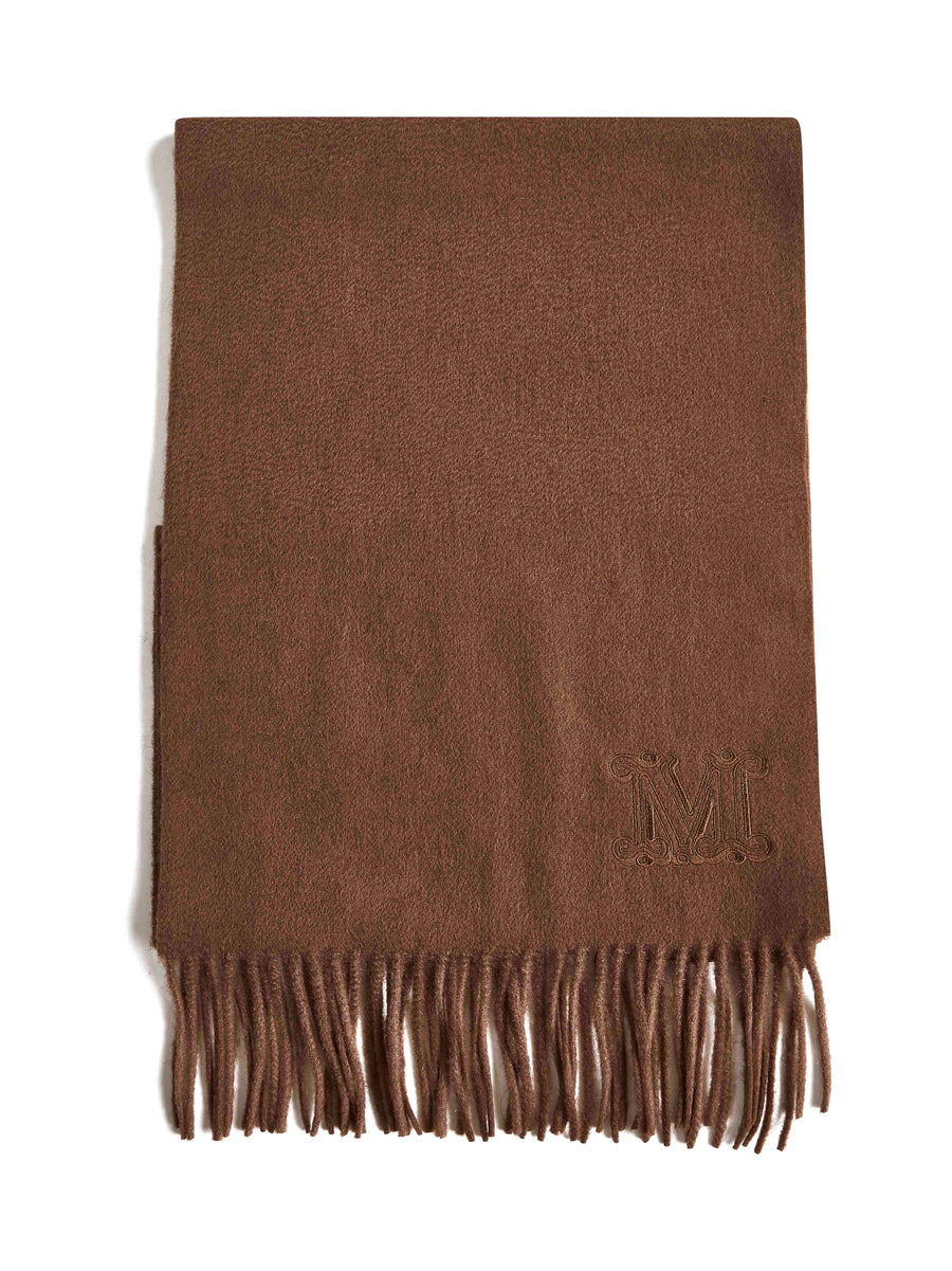 Max Mara Wsdalia Scarf — Brown Cashmere Scarfs