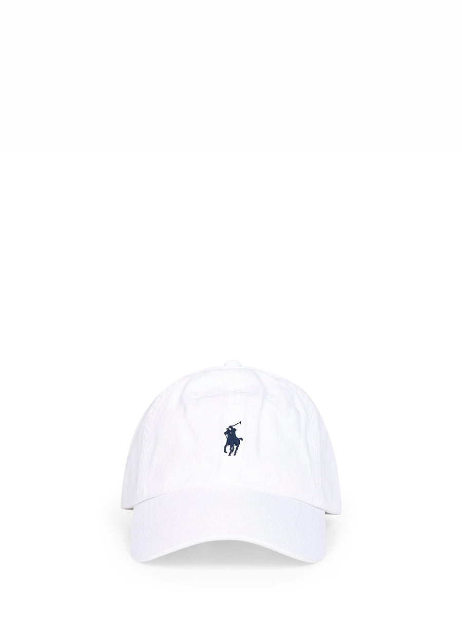 Polo Ralph Lauren 211912843-018 Baseball Cap — White Cotton Caps