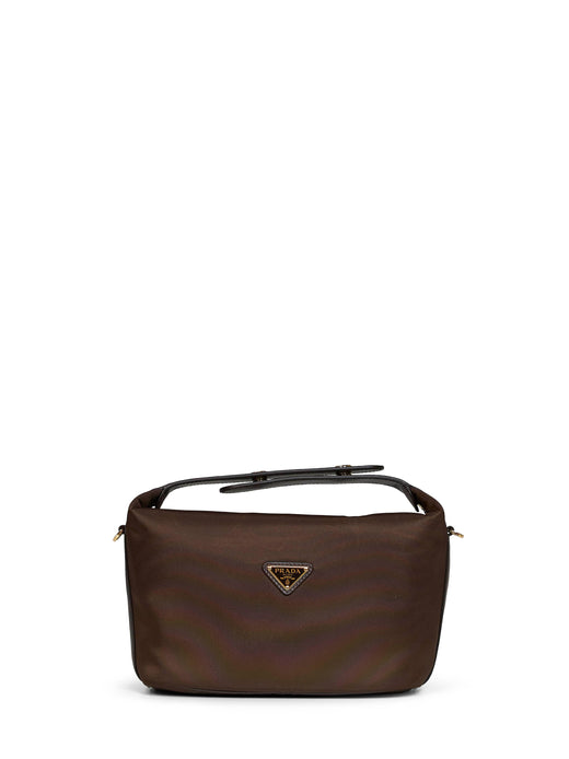 Prada Shoulder Bag — Brown Recycled Polyamide